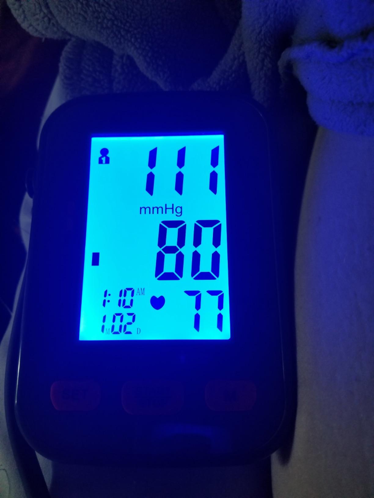 Konquest KBP-2704A Automatic Upper Arm Digital Blood Pressure Monitor - Large Backlit Display - Irregular Heartbeat Detector - Blood Pressure Monitor for Home Use - Digital BP Cuff Tensiometro customer photo 2