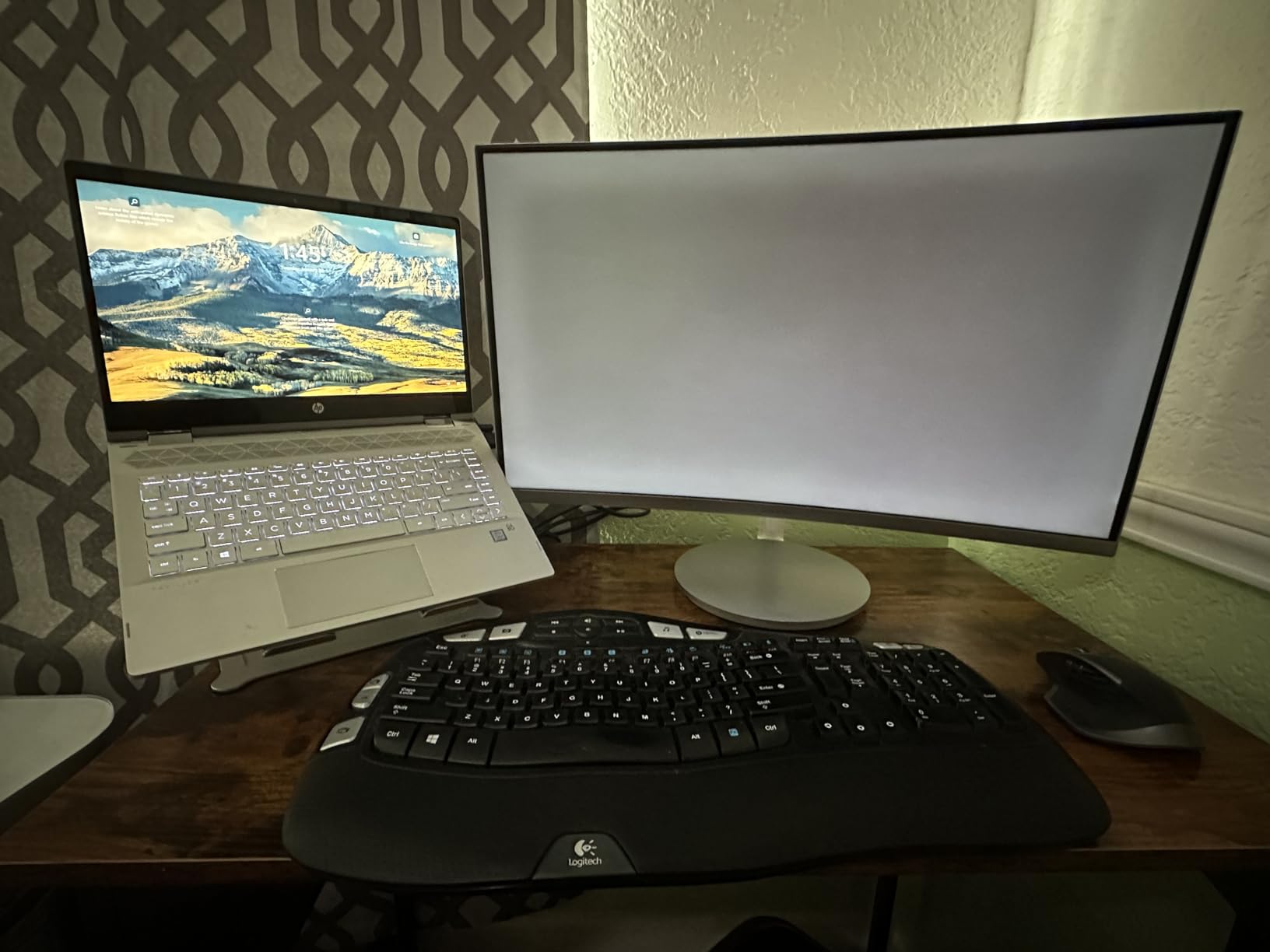DUMOS 48-Inch Computer Desk with Drawers and Hook for Home Office customer photo 1