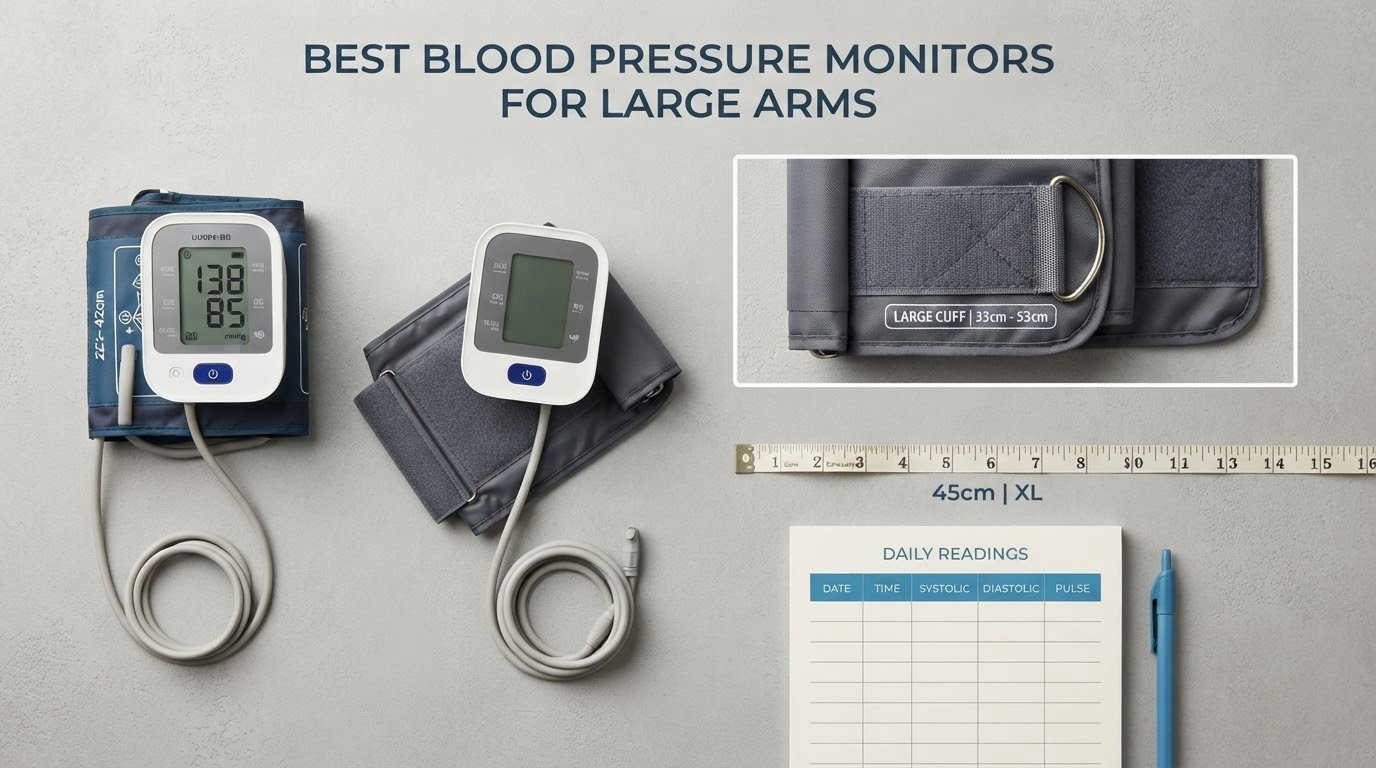 best blood pressure monitors for large arms