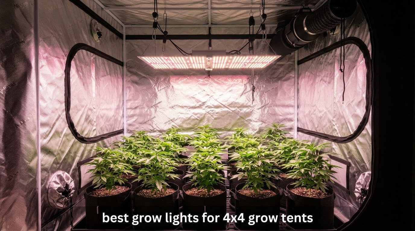 best grow lights for 4x4 grow tents