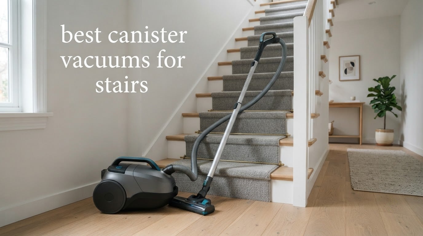 best canister vacuums for stairs