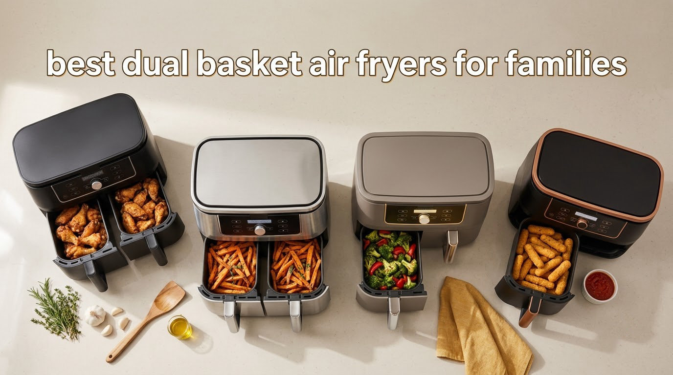 best dual basket air fryers for families