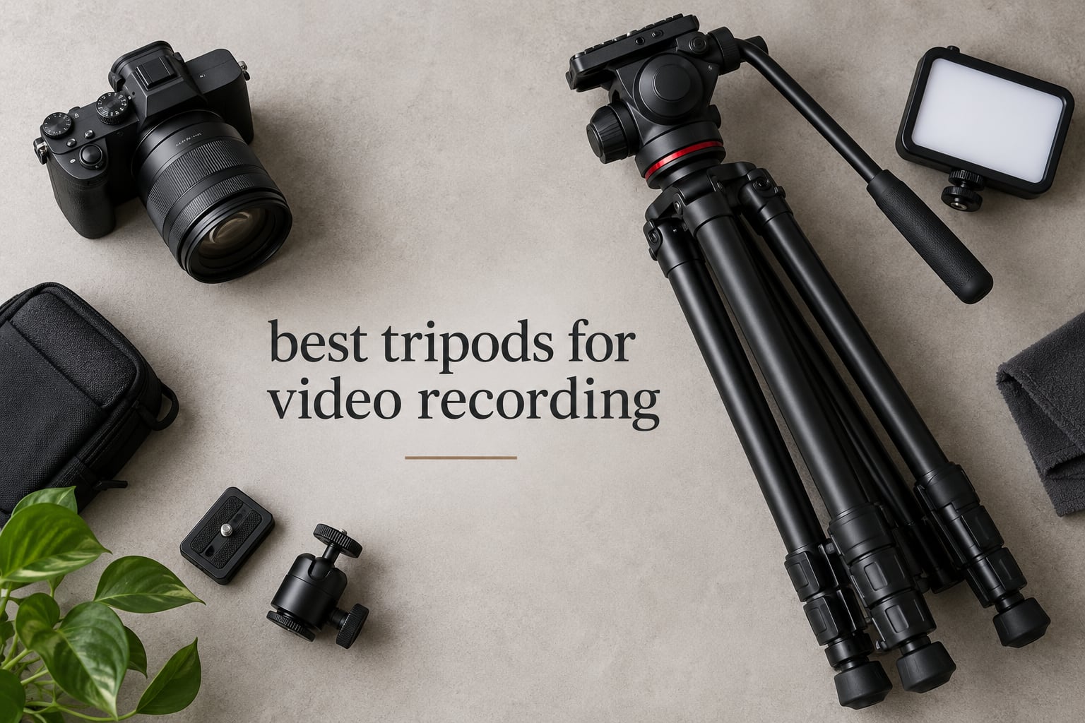 best tripods for video recording