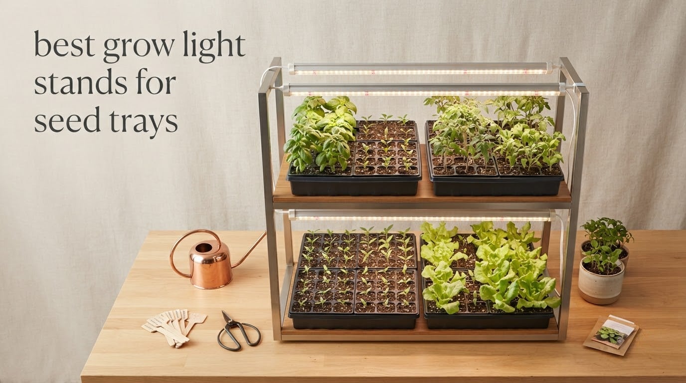 best grow light stands for seed trays