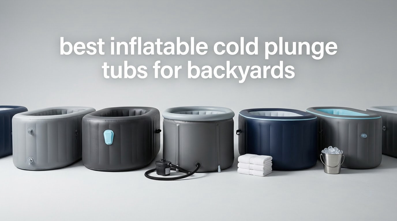 best inflatable cold plunge tubs for backyards