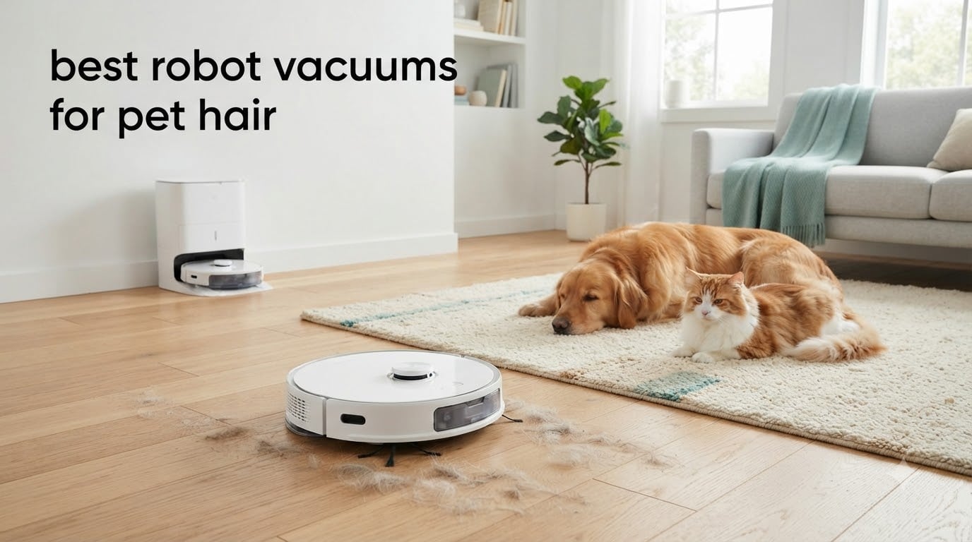 best robot vacuums for pet hair