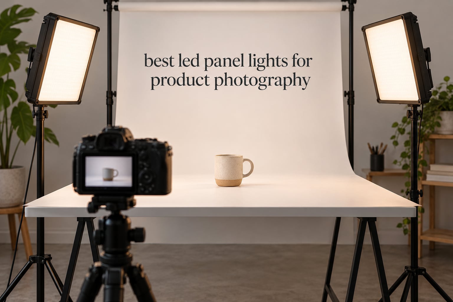 best led panel lights for product photography