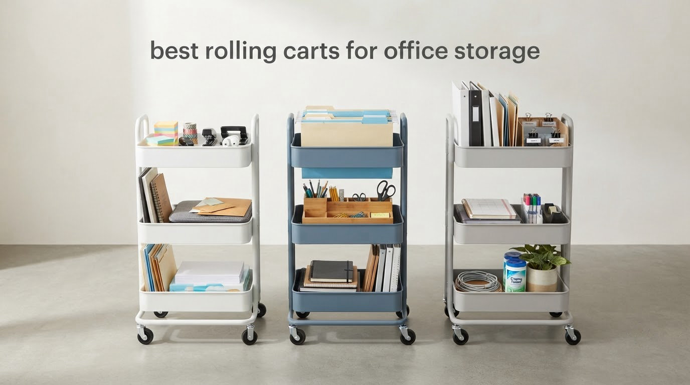 best rolling carts for office storage