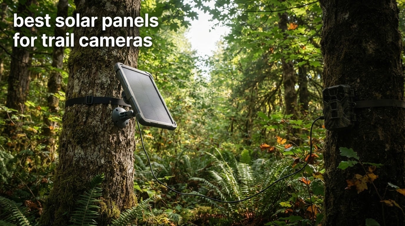 best solar panels for trail cameras