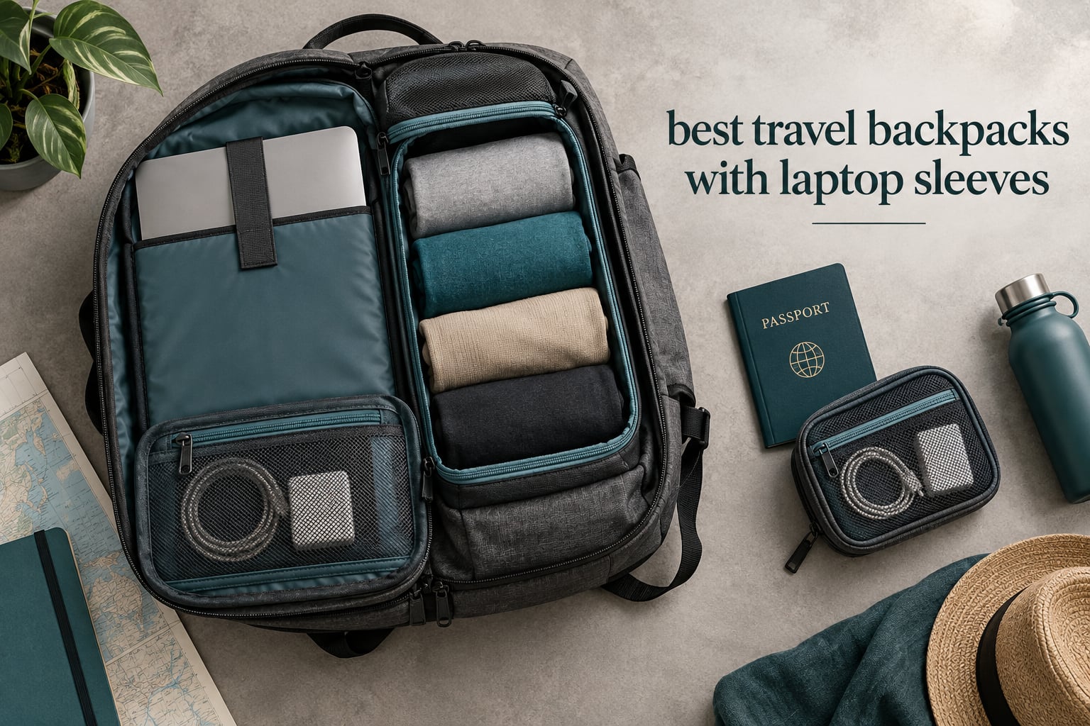best travel backpacks with laptop sleeves