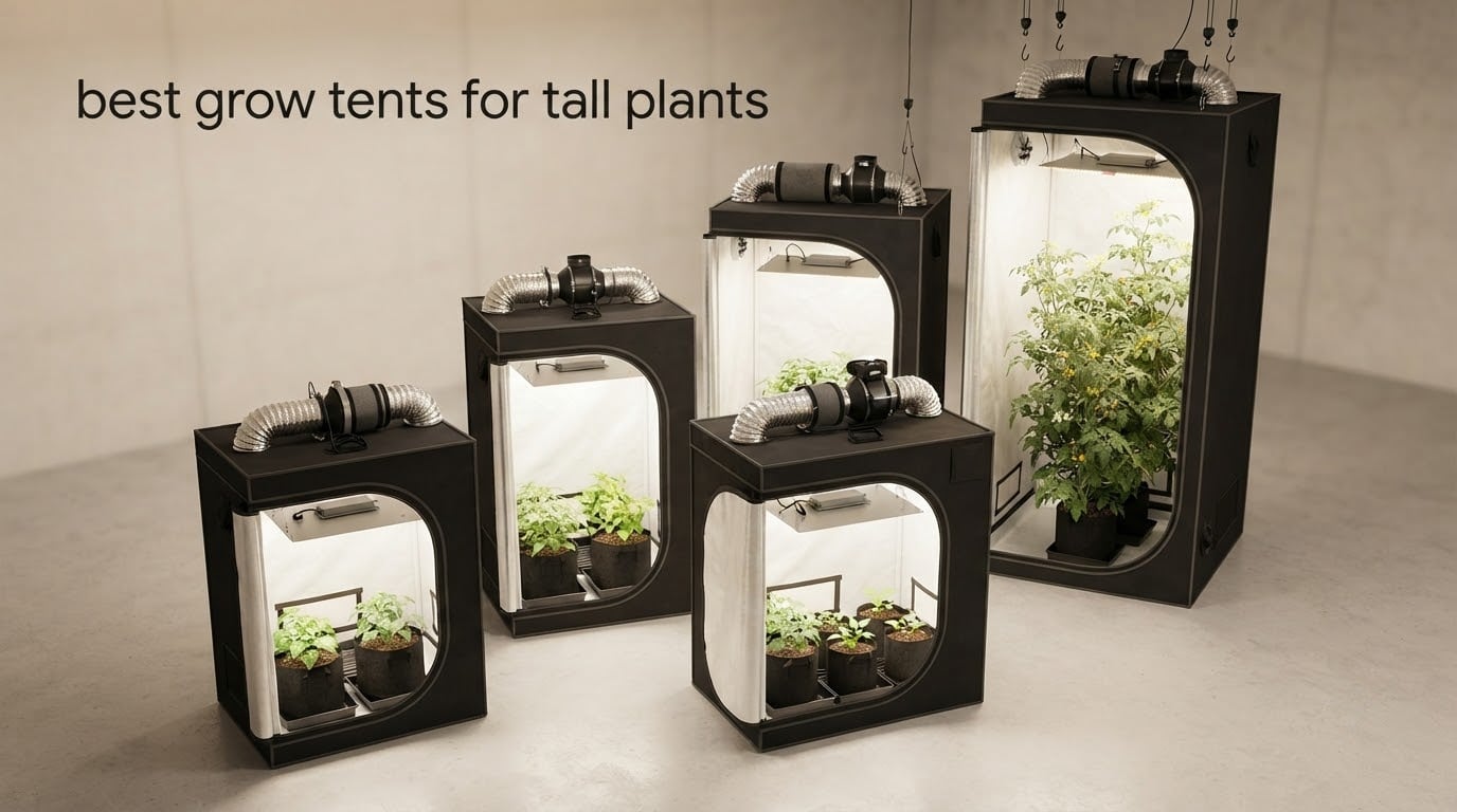 best grow tents for tall plants