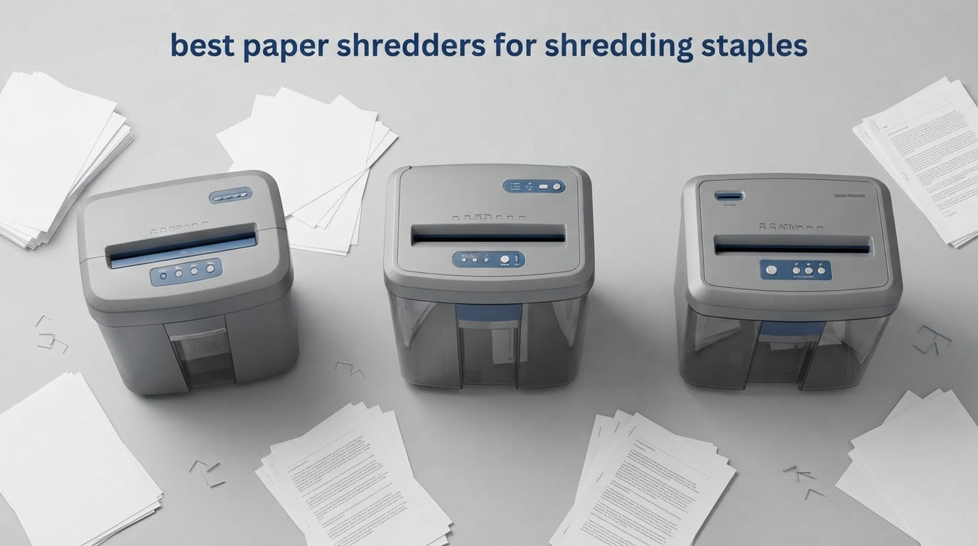 best paper shredders for shredding staples