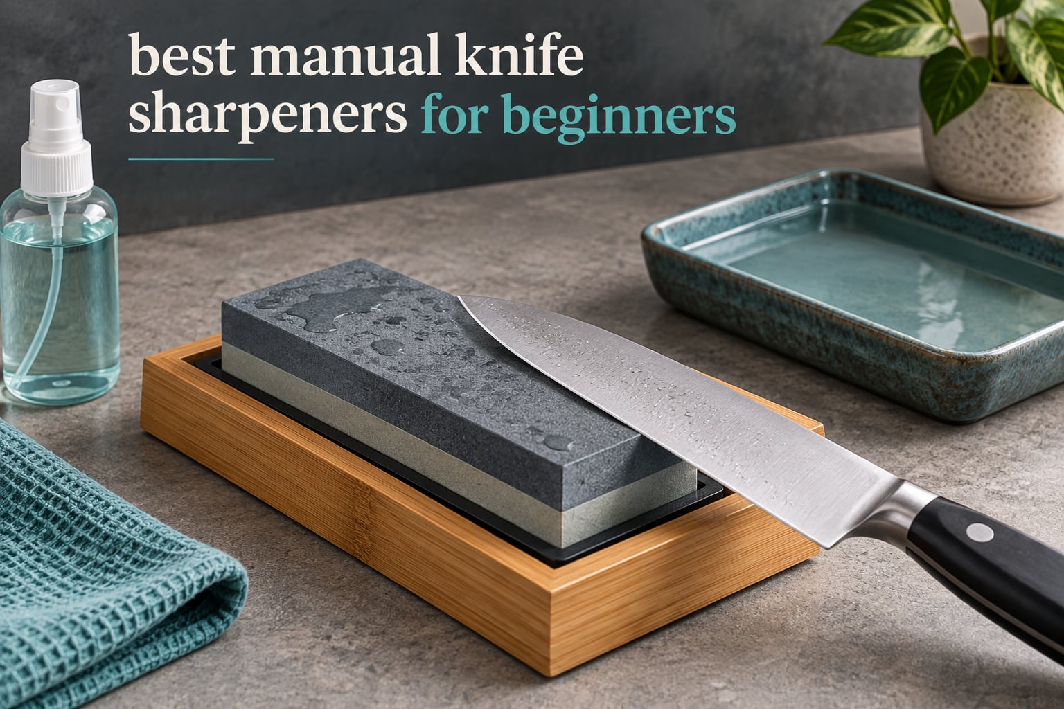best manual knife sharpeners for beginners