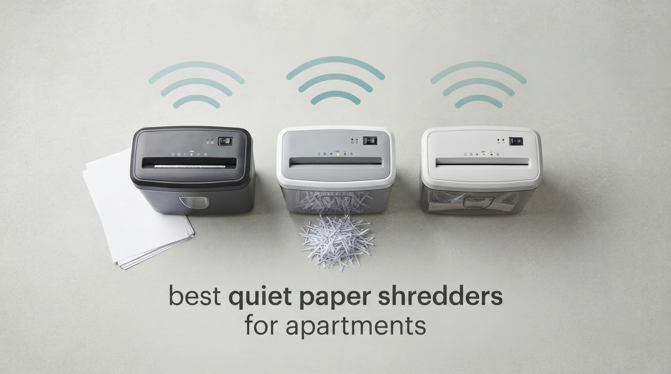 best quiet paper shredders for apartments