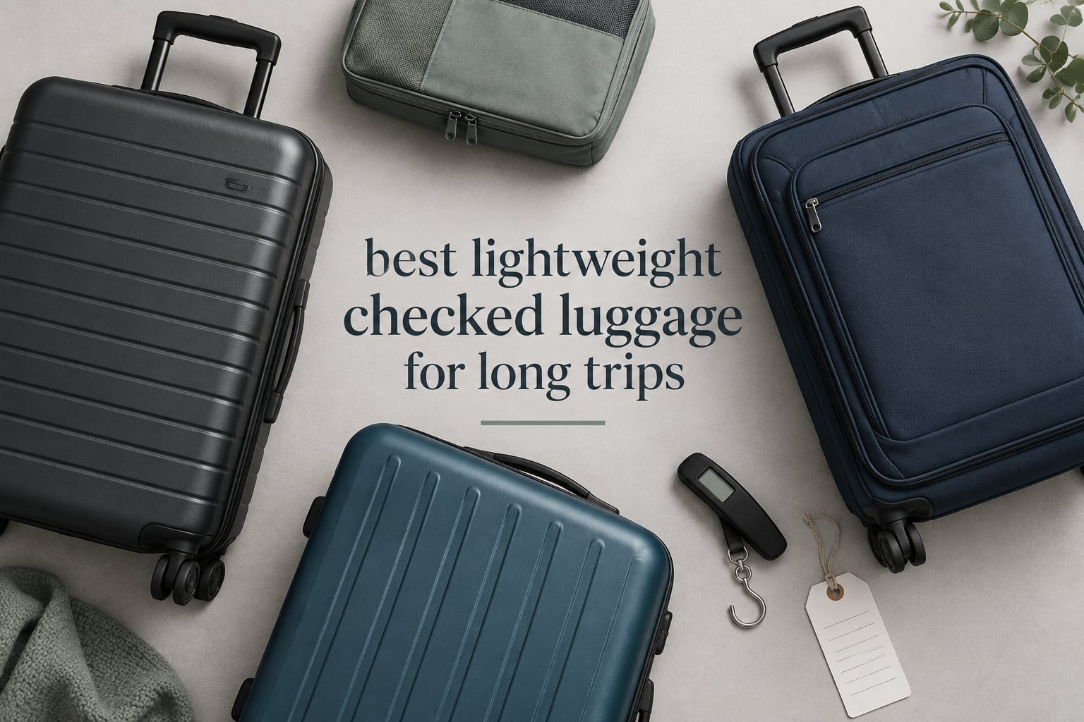 best lightweight checked luggage for long trips