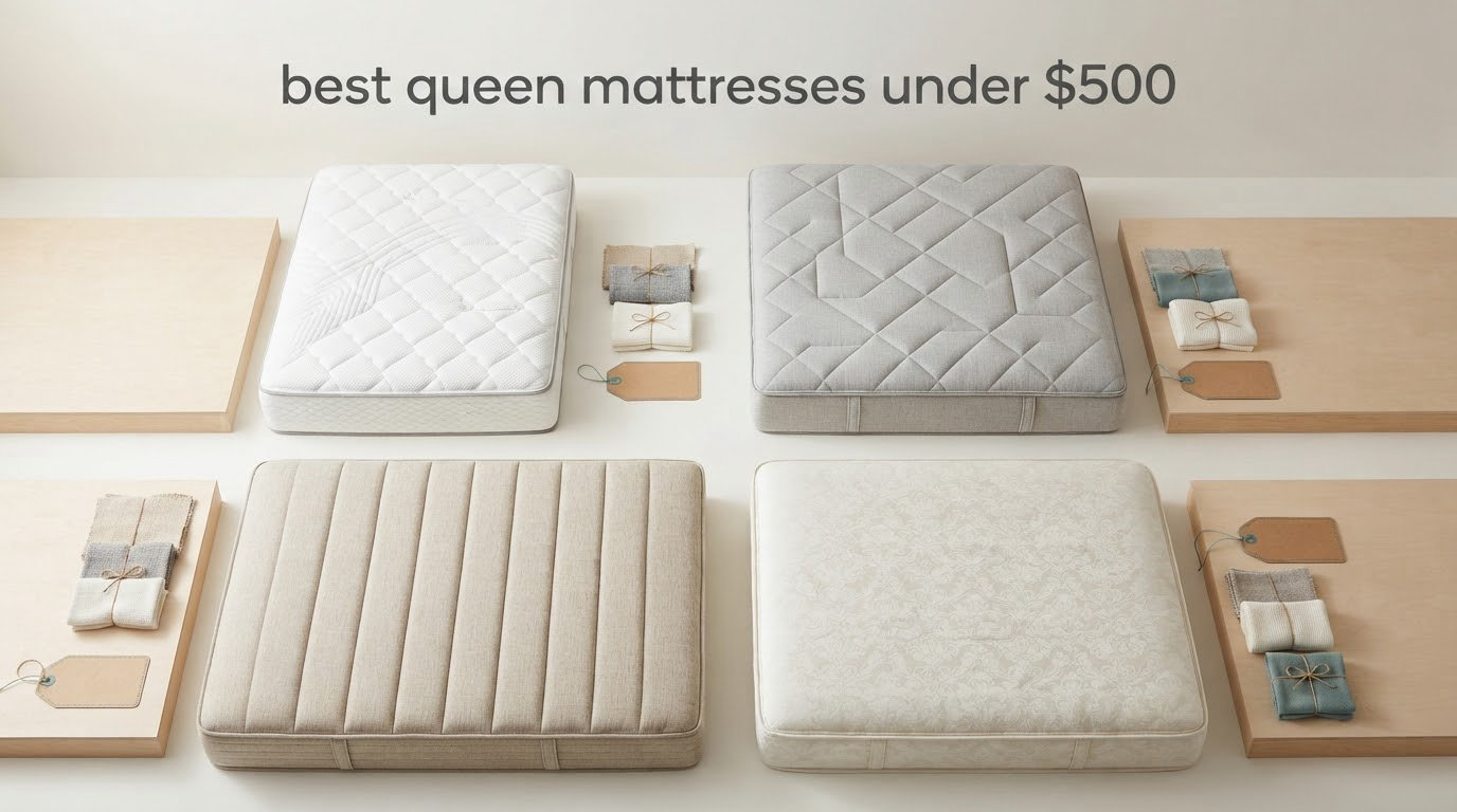 best queen mattresses under $500