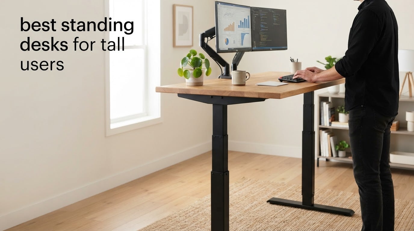 best standing desks for tall users