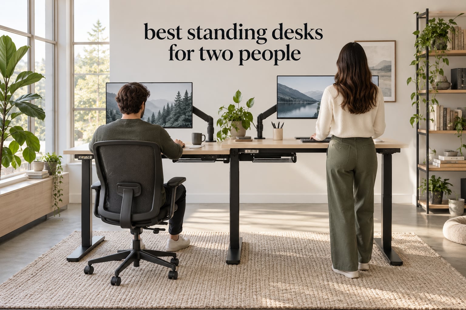 best standing desks for two people
