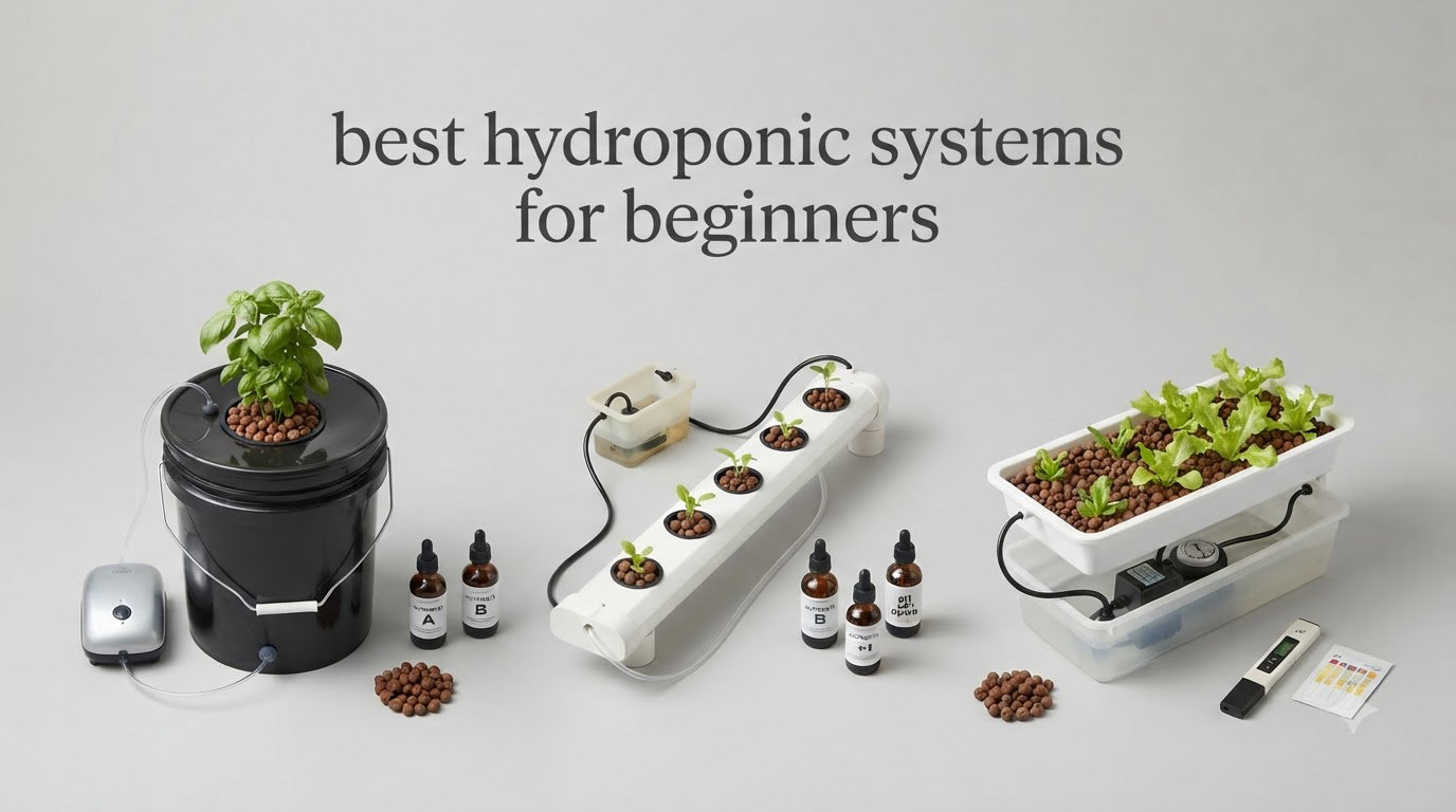 best hydroponic systems for beginners