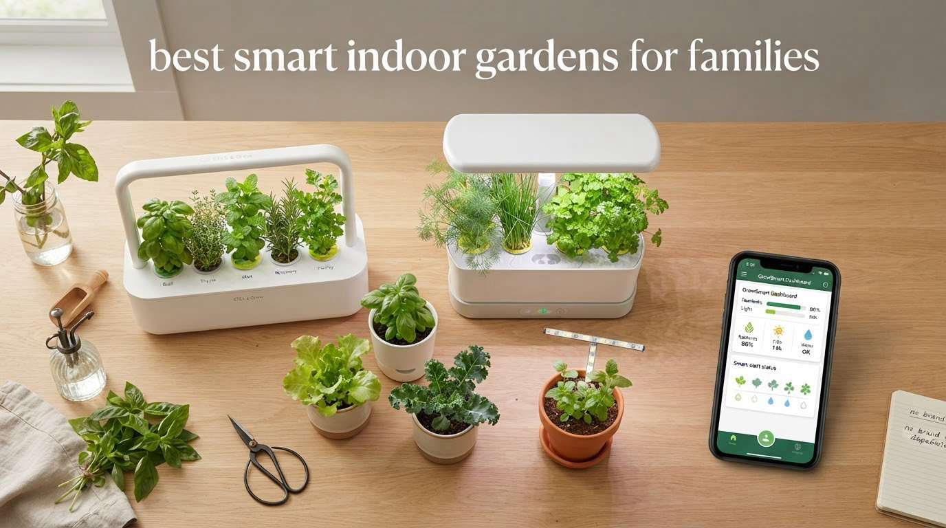 best smart indoor gardens for families