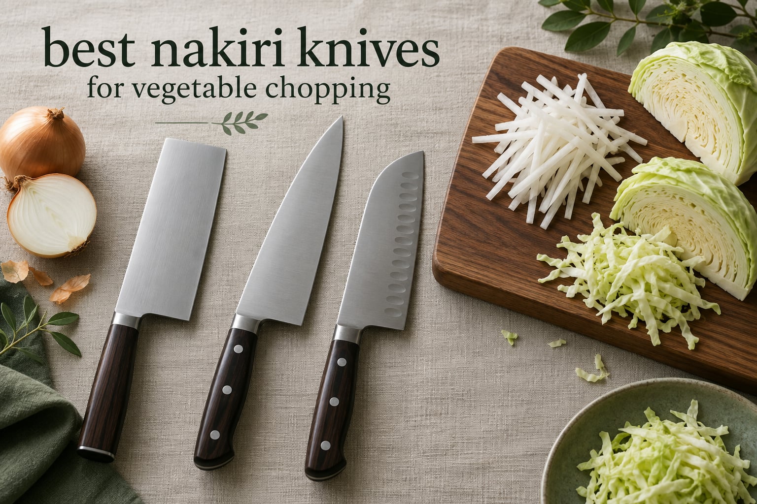 best nakiri knives for vegetable chopping