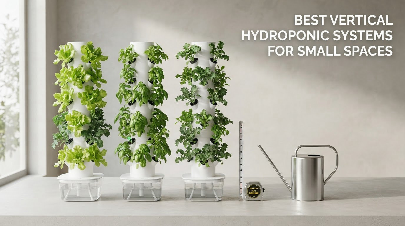 best vertical hydroponic systems for small spaces