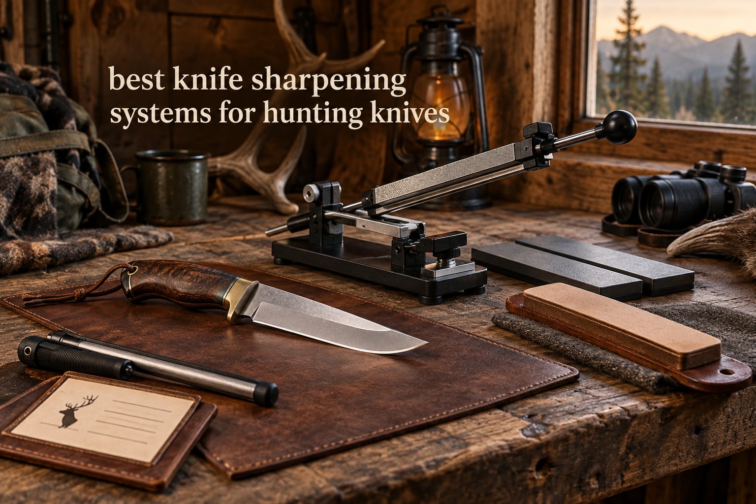 best knife sharpening systems for hunting knives