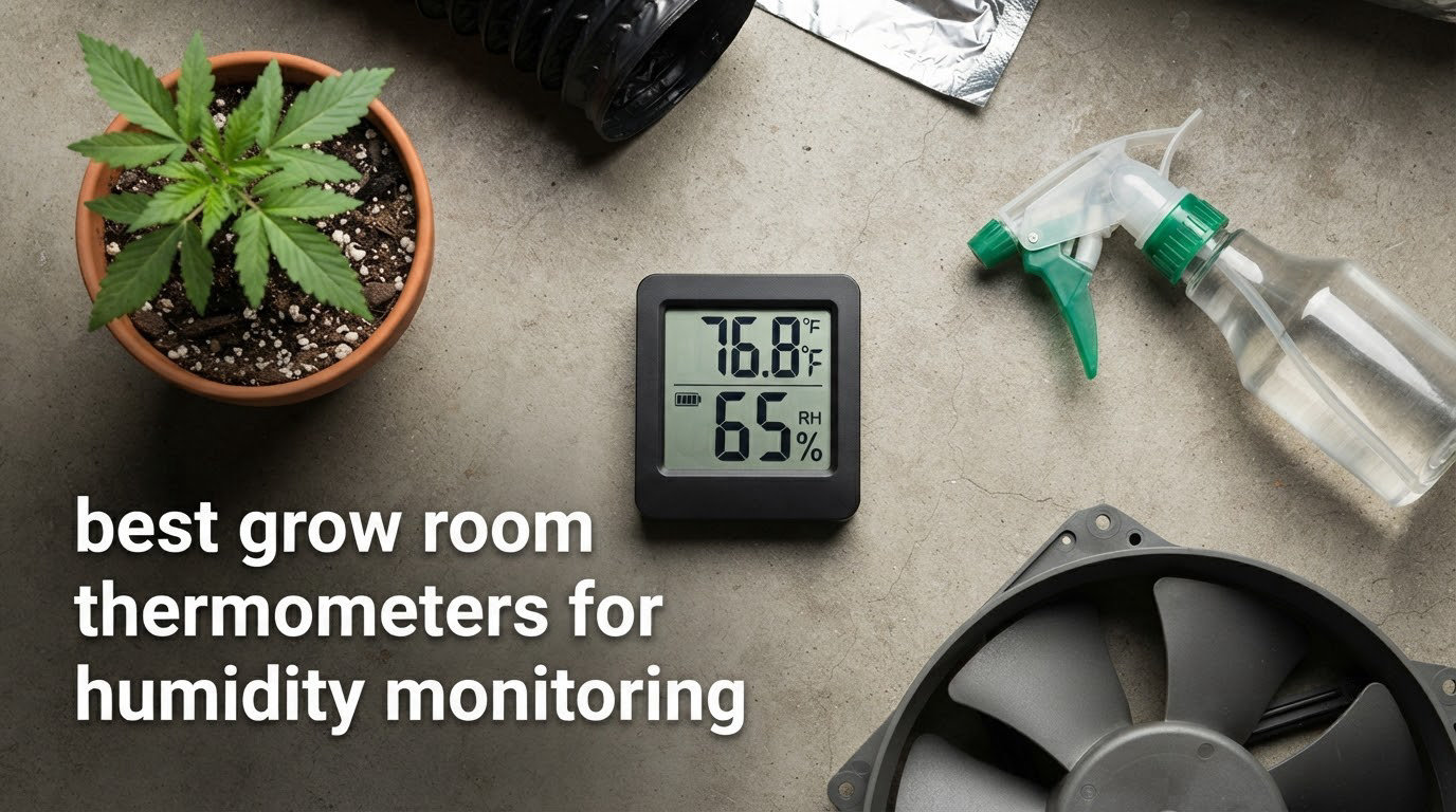 best grow room thermometers for humidity monitoring