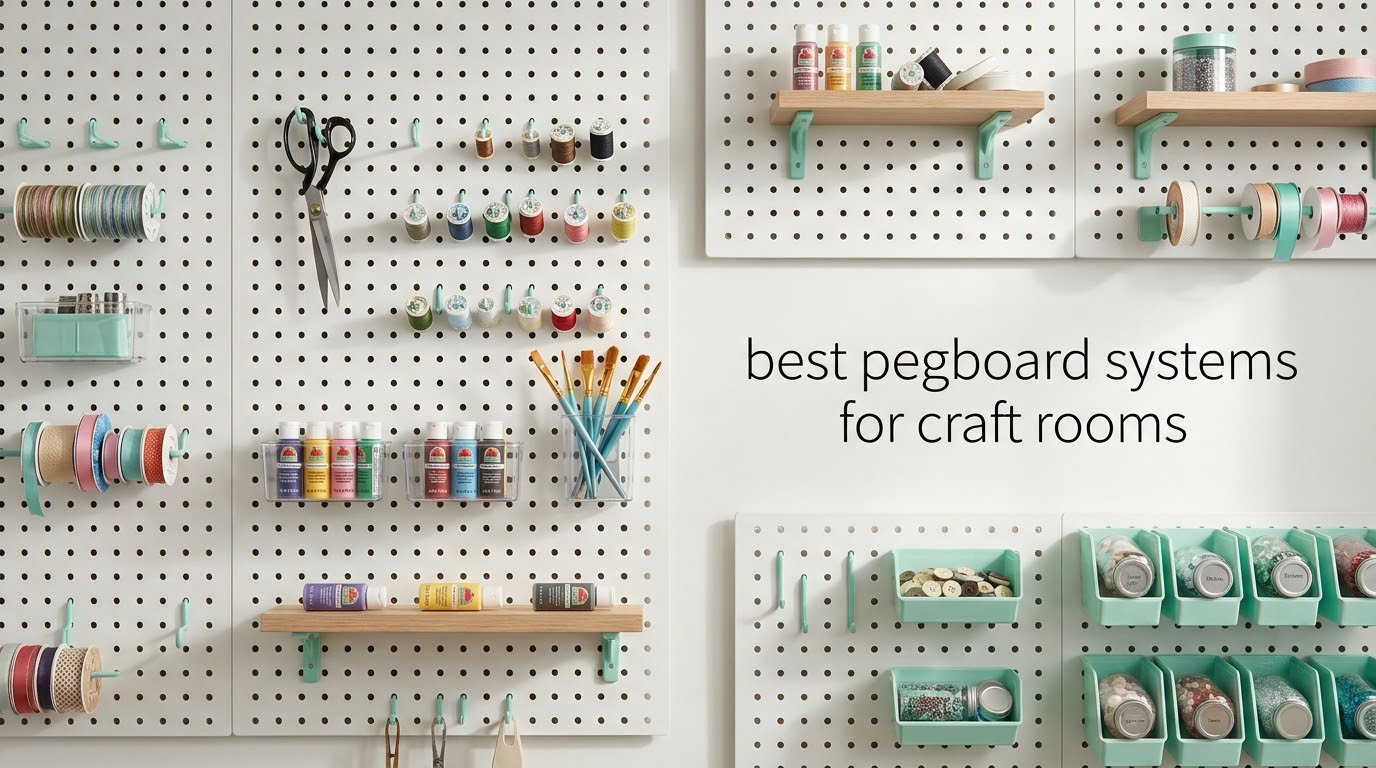 best pegboard systems for craft rooms