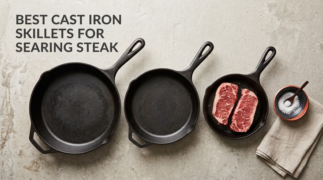 best cast iron skillets for searing steak