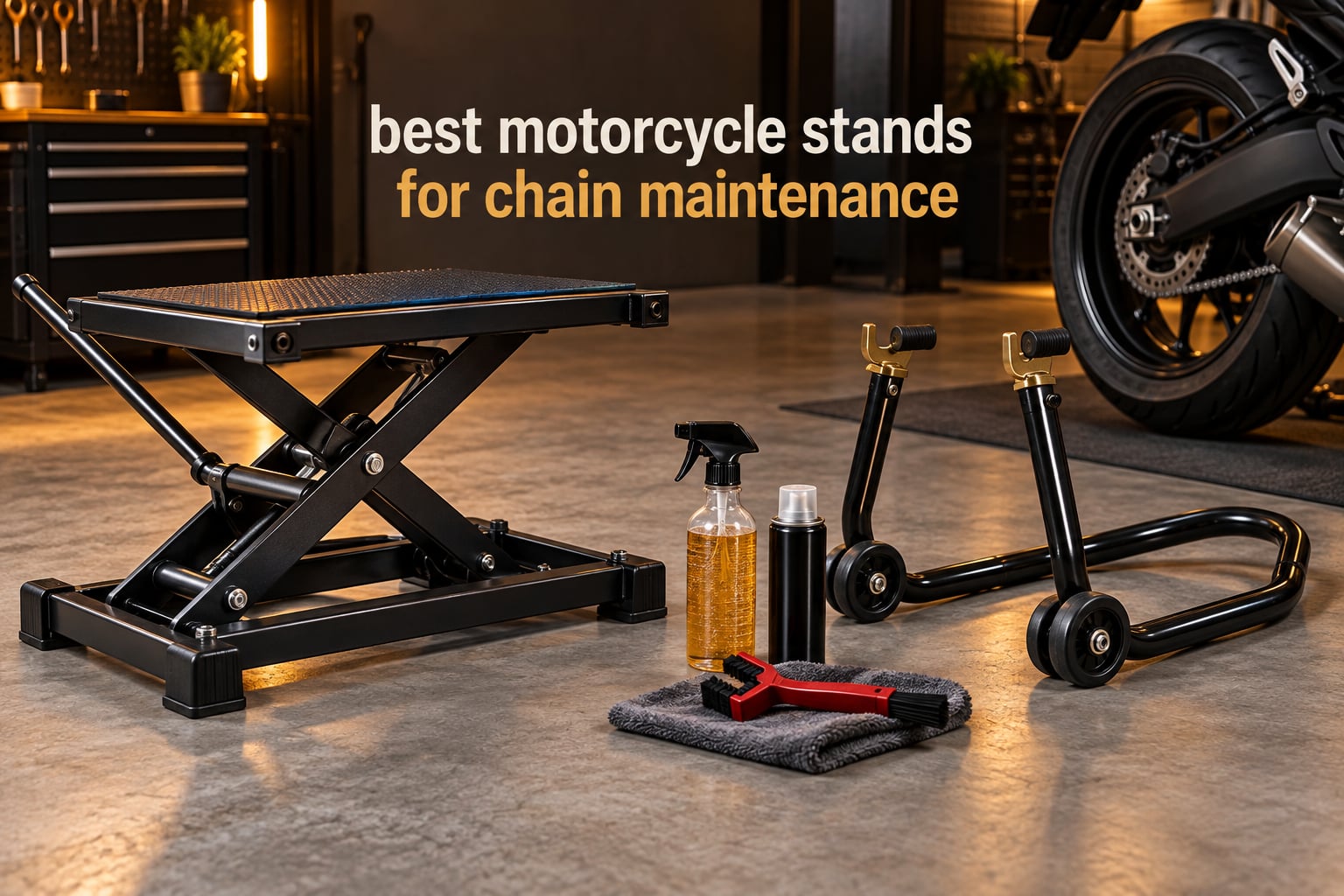 best motorcycle stands for chain maintenance