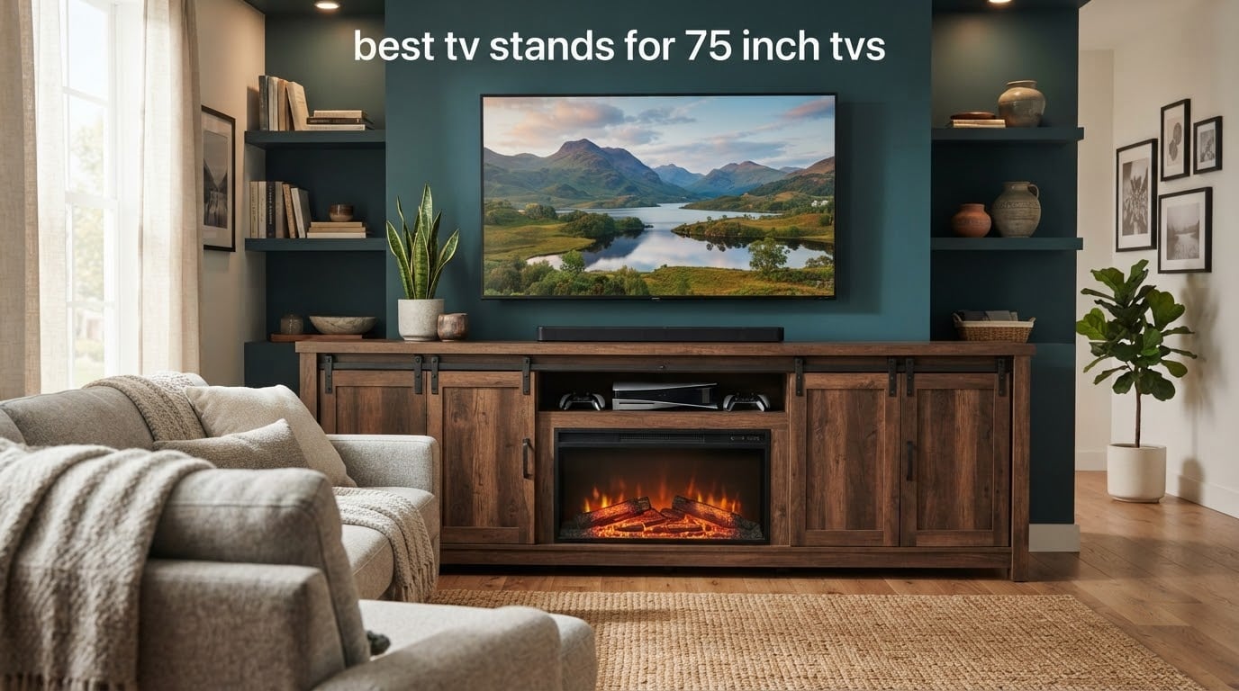 best tv stands for 75 inch tvs