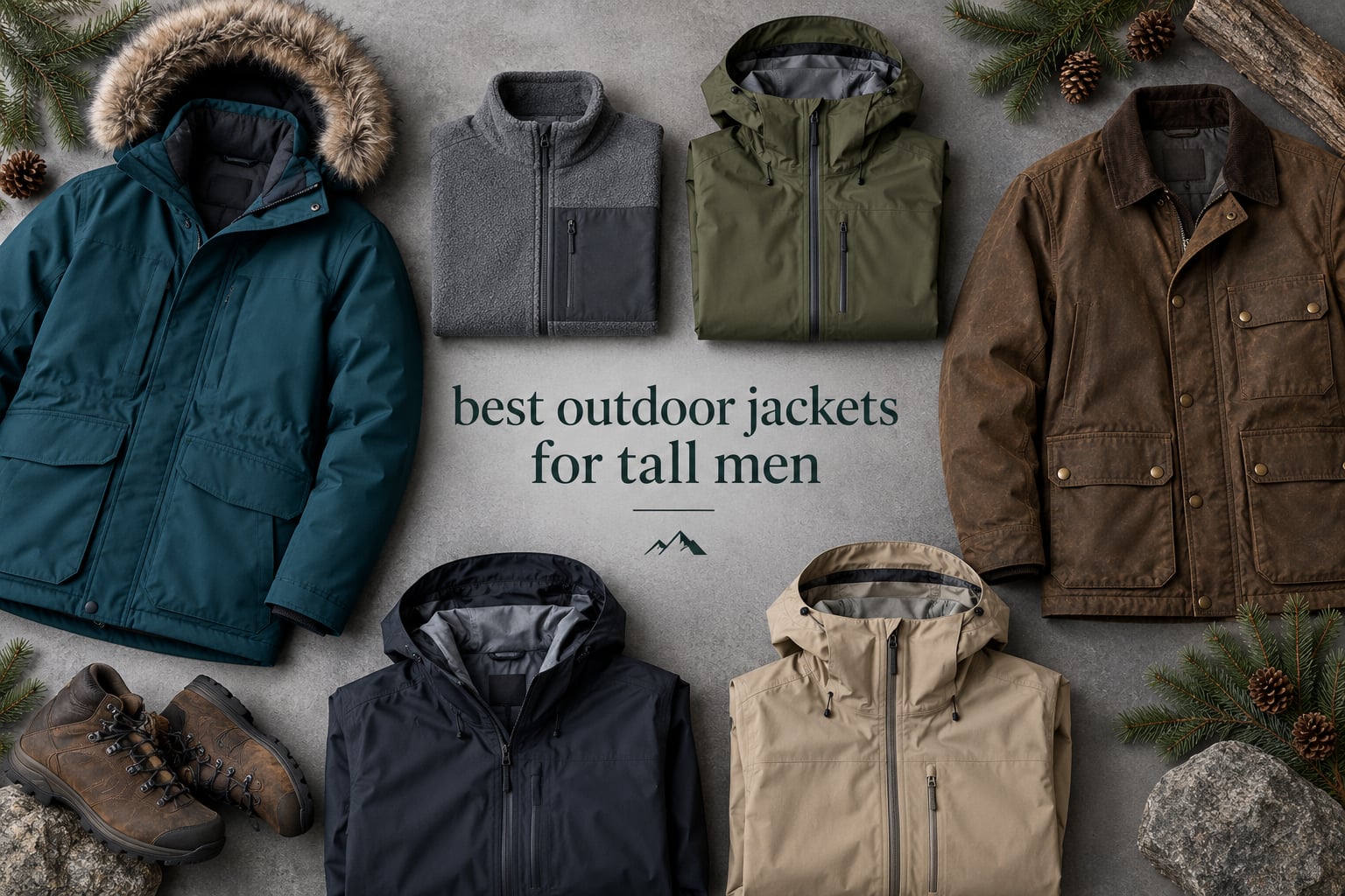 best outdoor jackets for tall men