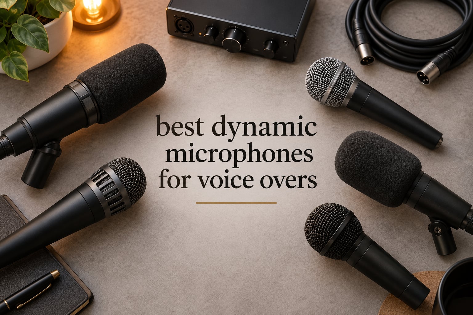best dynamic microphones for voice overs