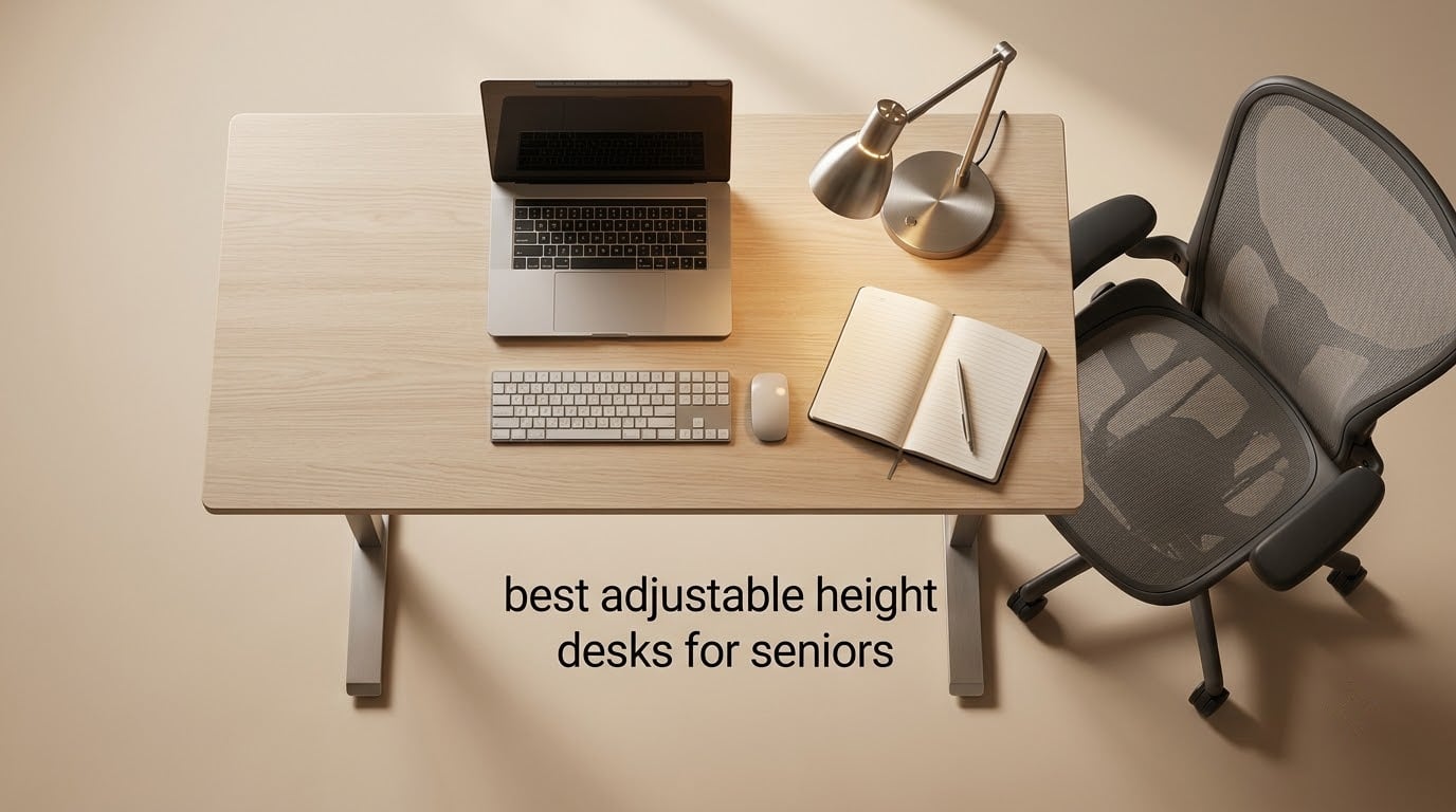 best adjustable height desks for seniors