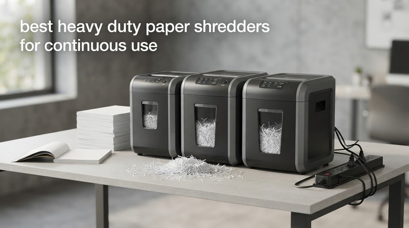 best heavy duty paper shredders for continuous use