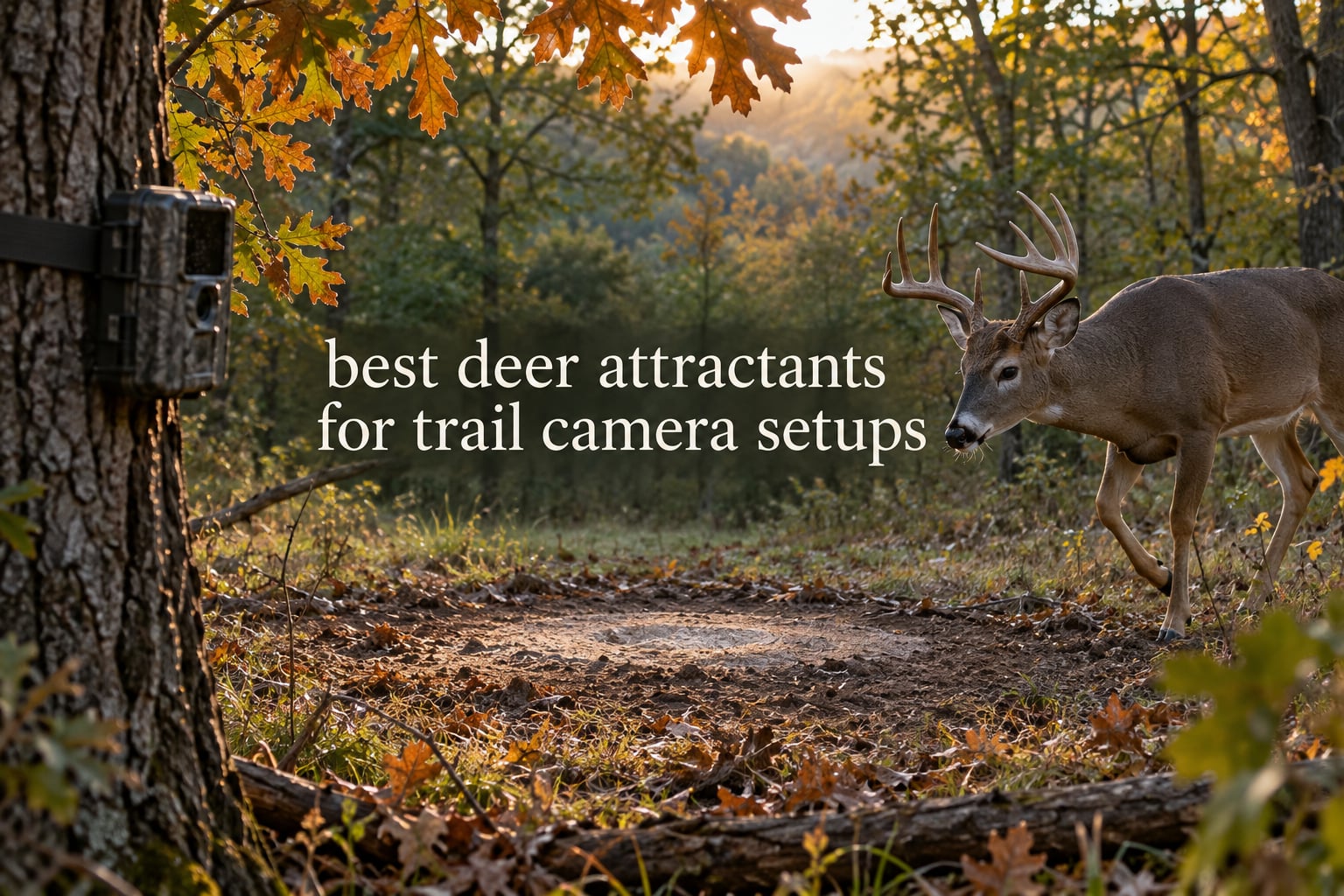 best deer attractants for trail camera setups