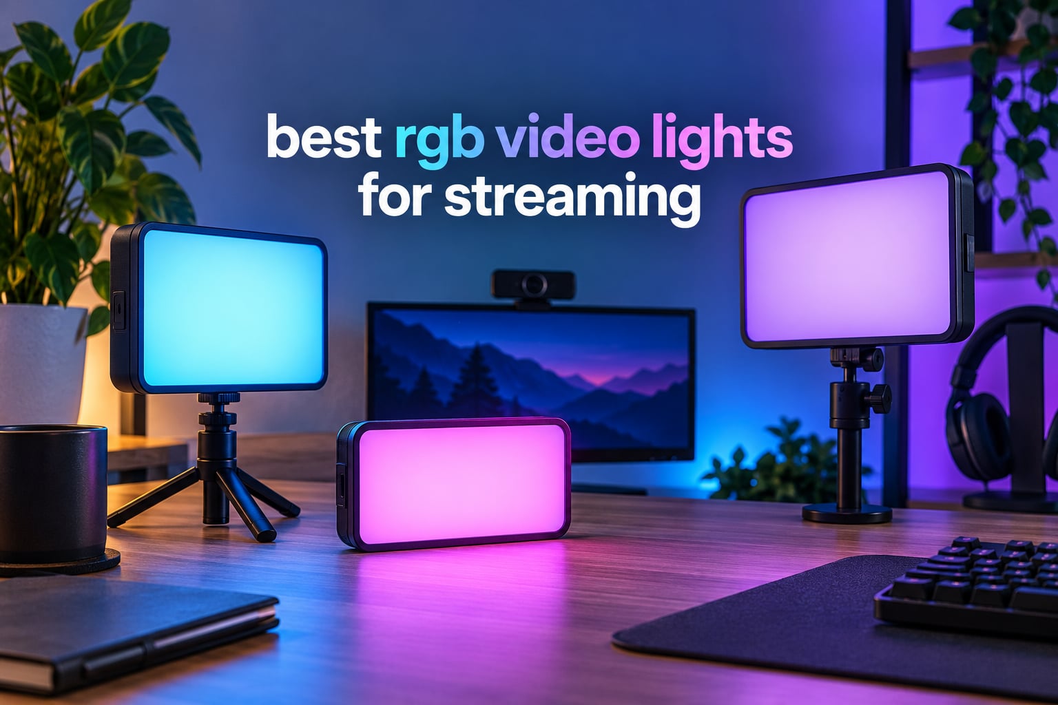 best rgb video lights for streaming