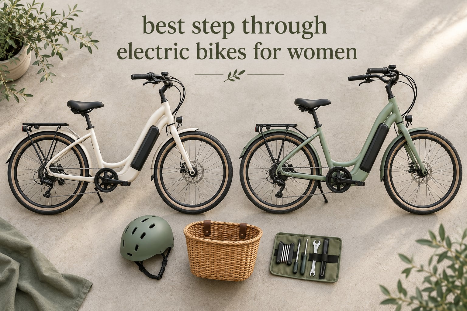 best step through electric bikes for women