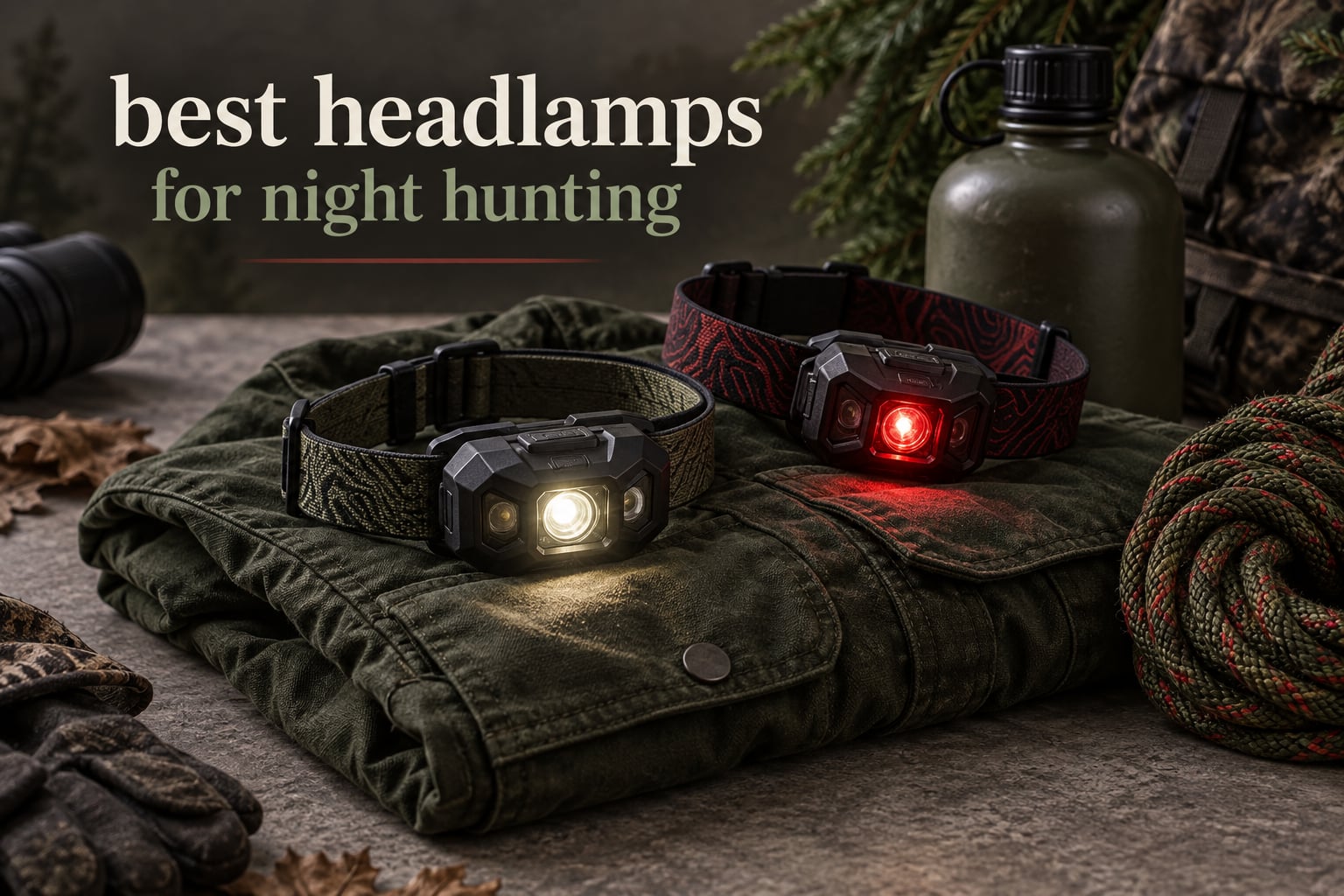 best headlamps for night hunting
