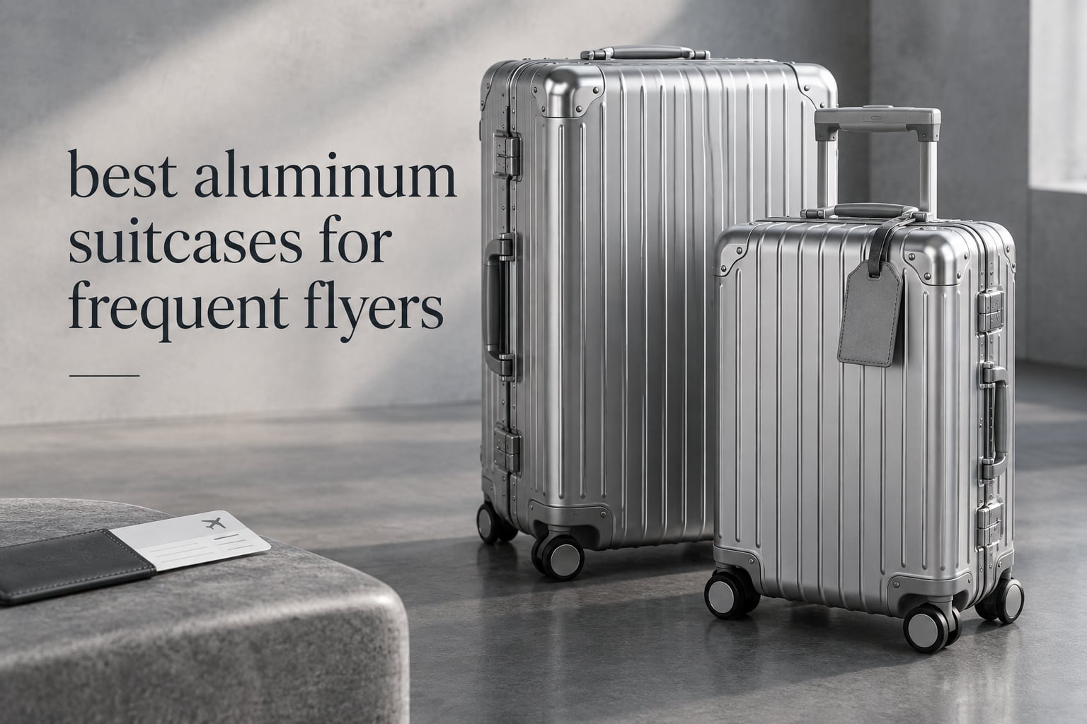 best aluminum suitcases for frequent flyers