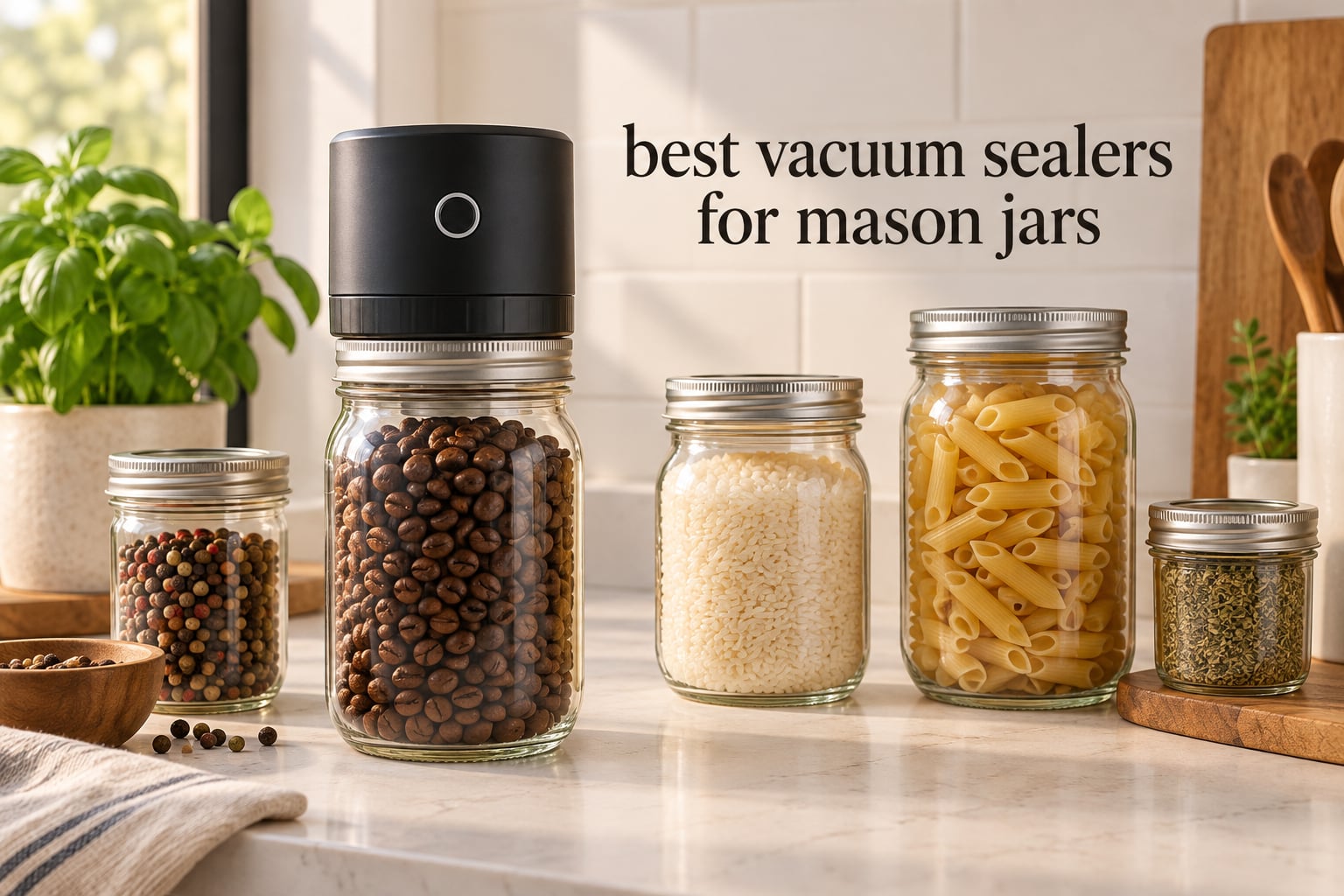 best vacuum sealers for mason jars