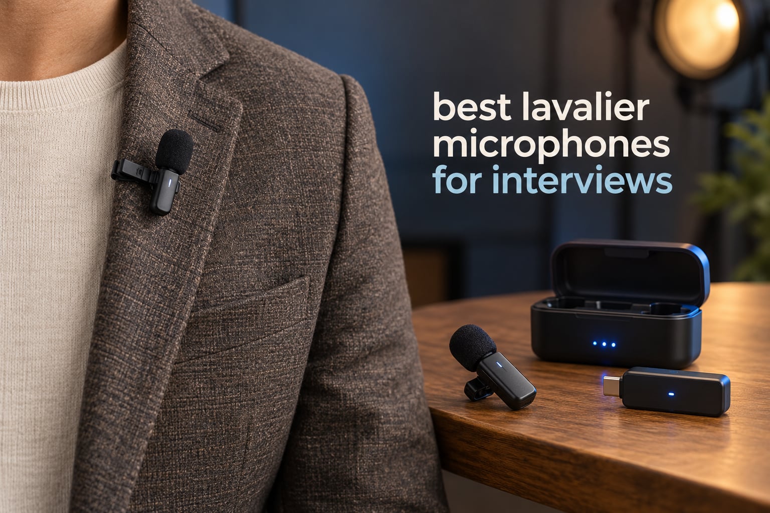 best lavalier microphones for interviews