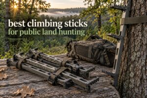 best climbing sticks for public land hunting