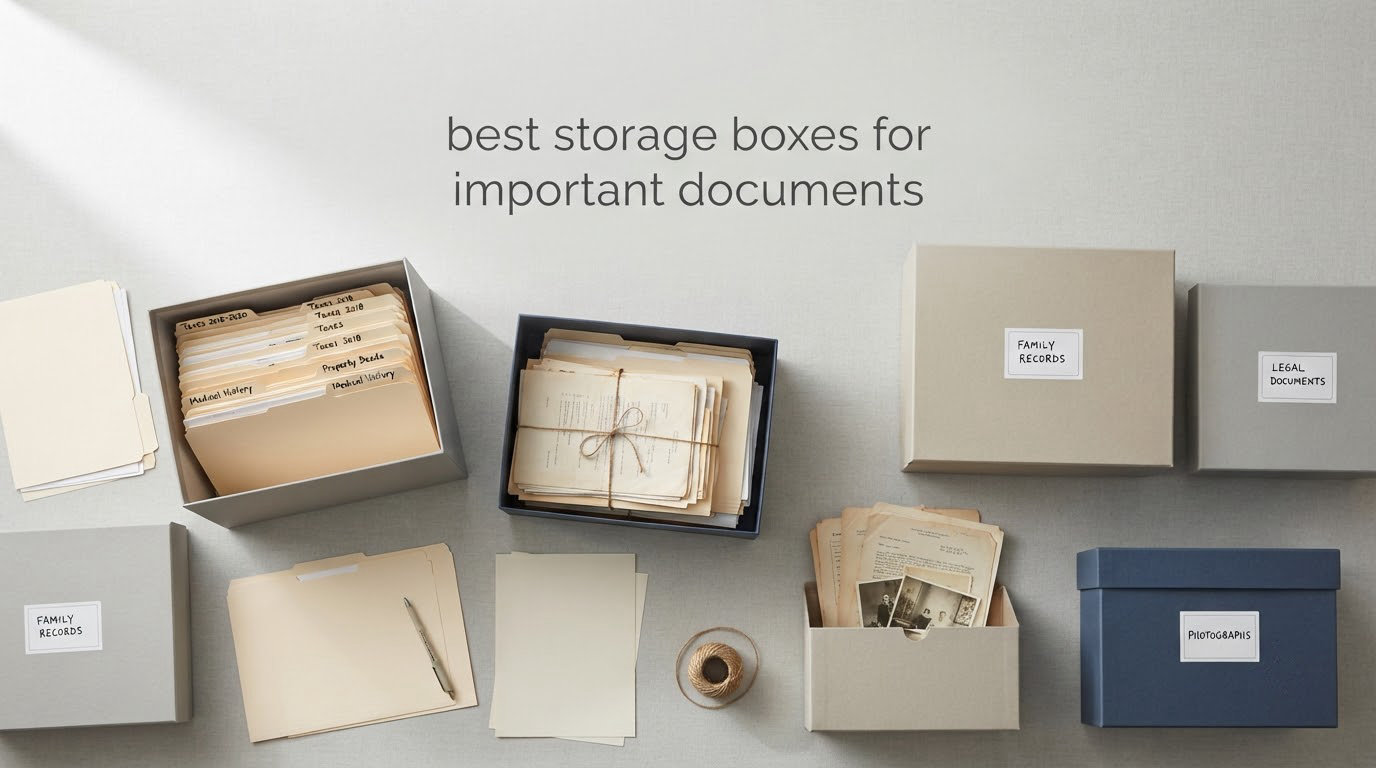 best storage boxes for important documents