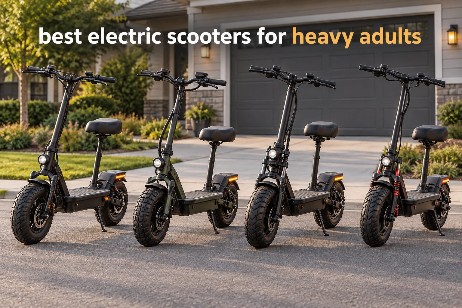 best electric scooters for heavy adults