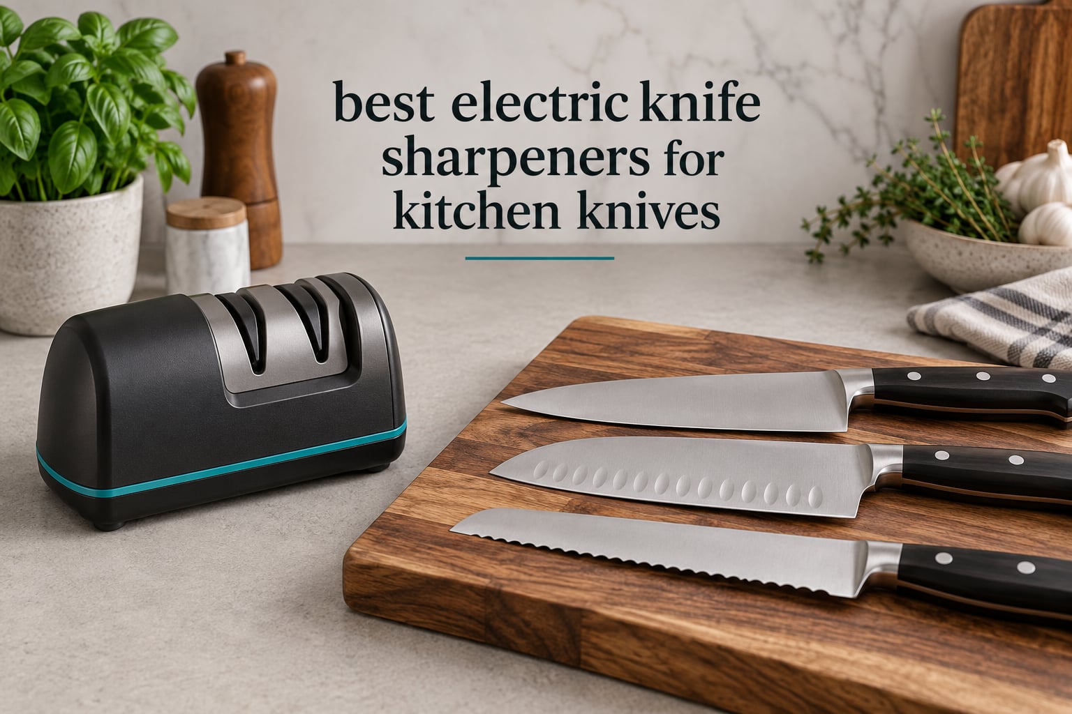 best electric knife sharpeners for kitchen knives
