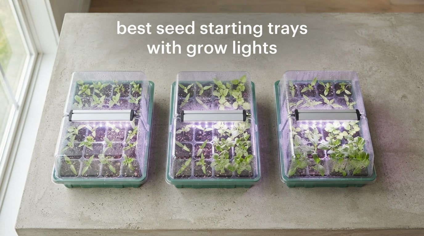 best seed starting trays with grow lights